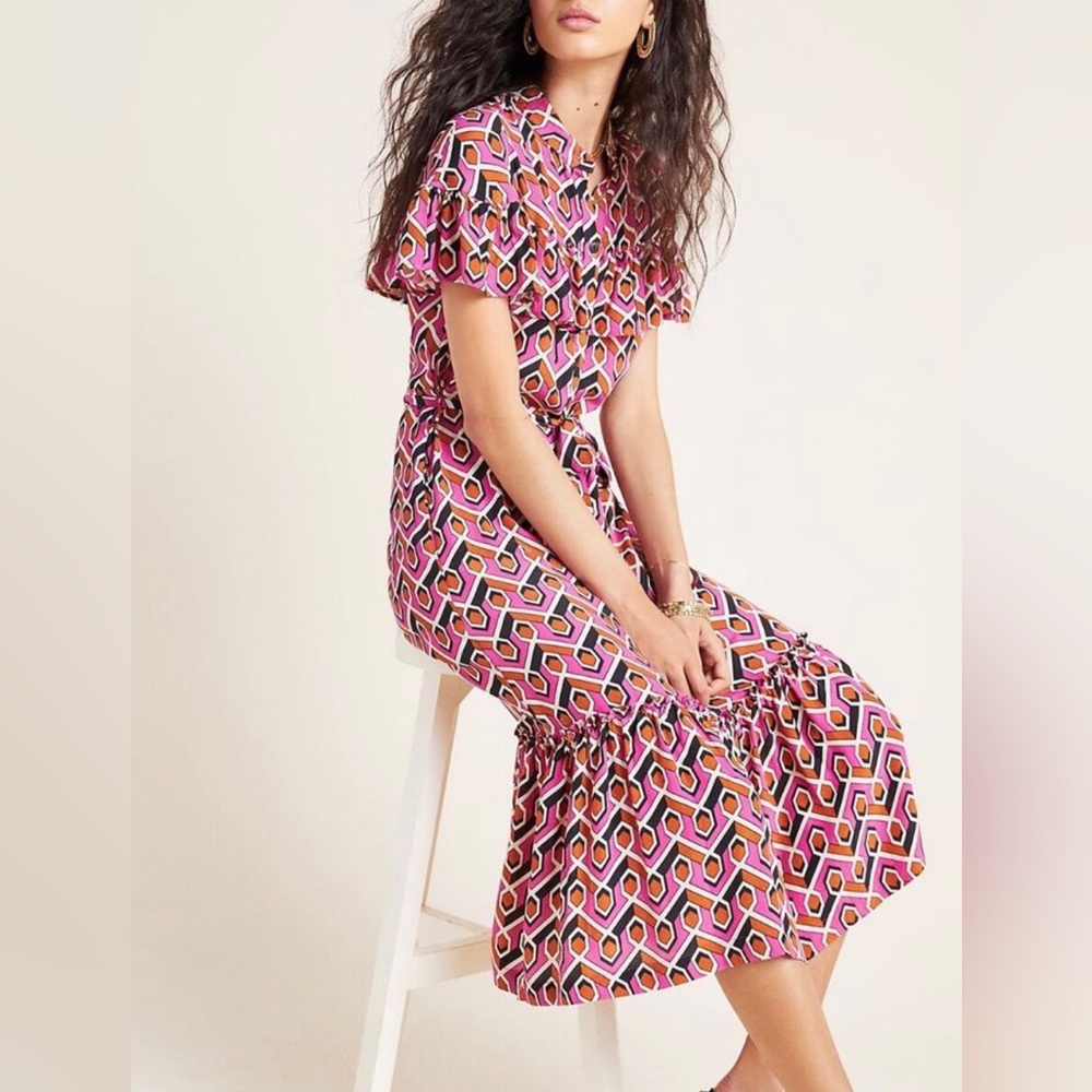 Corey Lynn Calter Long Ruffled Sundress